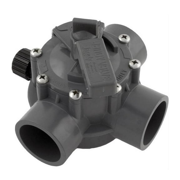 Jandy 1154 Swimming Pool & Spa 3-Way Port Valve 1 1/2"-2" Positive Seal CPVC