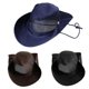 thumbnail image 3 of Solid Color Wide Brim Breathable Men s Hat Outdoor Fishing Hunting Sun Hat Bucket Flap Cap Cycling Camping Hiking Equipment, 3 of 5