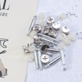 Lotatory 24 Sets Cam Bolt Nuts Furniture Connecting Dowels Cam Lock