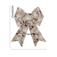 thumbnail image 3 of Christmas Velvet Bow Ornament – Decorative Bow for Tree, Gift Wrapping, Wreaths, or Mall Display – Holiday Hanging Decoration, 3 of 5