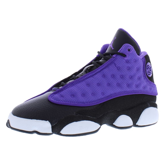 Jordan Boys’ Athletic Shoes, Purple Venom/Black-White, Size 6