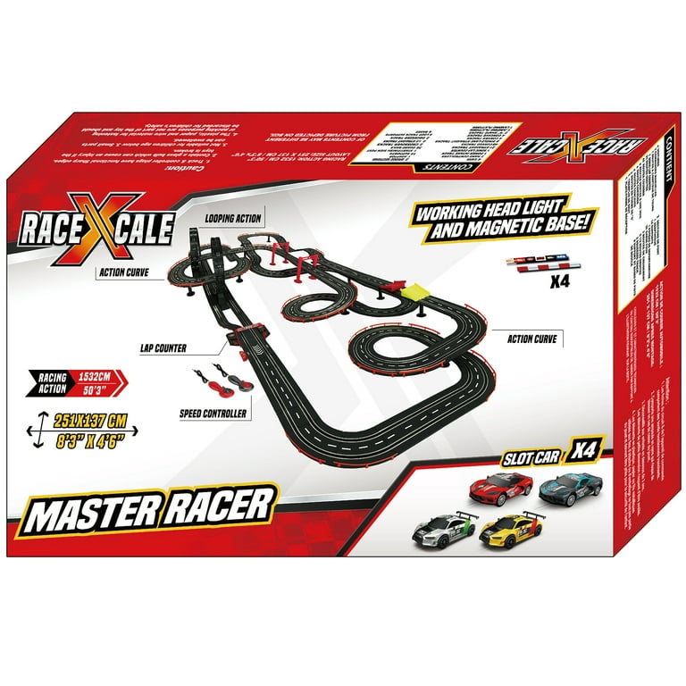 RaceXCale: Master Racer - 1:43 Scale G5 & G6 Slot Car Track