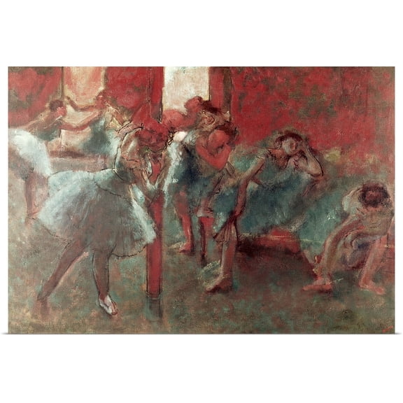 Great BIG Canvas | Rolled Edgar Degas Poster Print entitled Dancers at Rehearsal, 1895 98