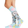 thumbnail image 3 of Cherokee Printsupport Women Knee High 10-15mmHg Compression Socks, Regular, Ice Cream Dream, 3 of 4
