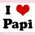 thumbnail image 2 of CafePress - I Love Papi Infant Bodysuit - Baby Light Bodysuit, Size Newborn - 24 Months, 2 of 4