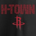 thumbnail image 4 of Men's Black Houston Rockets Hometown Collection Repeating Roster T-Shirt, 4 of 4