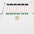 thumbnail image 2 of Umbro Men's Jordan Stacked Soccer T Shirt (White, S-XXXL), 2 of 4