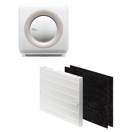Coway Airmega AP-1512HH(W) Mighty True HEPA Air Purifier with 361 sq. ft. Coverage, White with Additional Filter Bundle