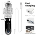 thumbnail image 2 of Our Erotic Journey Make Me Cum Rose! Auto Thrusting, Rotating & Vibrating Masturbator | 5 Year Warranty, 2 of 5