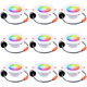 thumbnail image 1 of 9uds. Plafón Tuya RGB 10W Downlight LED compatible con Bluetooth E26 (1Uds), 1 of 2