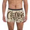 thumbnail image 2 of Goofa Coffee Time (2) Printed Men's Boxer Briefs Underwear, Moisture-Wicking Underwear, Trunk,Soft and Breathable Cotton Underwear-XX-Large, 2 of 9