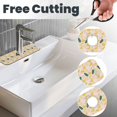 thumbnail image 3 of Fuzoiu Banana With Leaves Print Kitchen Faucet Suction Pad, Sink Splash Guard Faucet Mat, Faucet Handle Drip Catcher Tray Drying Mat For Bathroom Kitchen Bathroom Countertop, 3 of 7