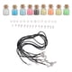 thumbnail image 3 of Botellas De Deseos De Vidrio Transparente, Mini Frascos De Botellas De Vidrio, Duradero, Inodoro, Transparente, Portátil, Redondo, Decorativo Para Bricolaje, 3 of 7