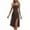 QZ1_Brown, variant on Spaghetti Strap Dresses for Women Summer Polka Dot Midi Dress Sleeveless Side Slit A Line Long Flowy Beach Sundress Corset Dress