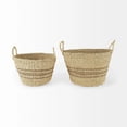 thumbnail image 2 of Set of Two Detailed Wicker Storage Baskets, 2 of 9
