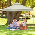 thumbnail image 4 of Toile de Remplacement pour Gazebo 10x10 Pi, Toit à 2 Niveaux en Polyester, Pare-Soleil pour Terrasse Extérieure, Pavillon, Résistant aux UV, 4 of 6