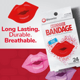 thumbnail image 5 of BioSwiss Bandages, Lips Shaped Self Adhesive Bandage, Latex Free Sterile Wound Care, Fun First Aid Kit Supplies for Kids and Adults, 24 Count, 5 of 7