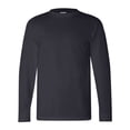 thumbnail image 1 of Bayside Adult 6.1 oz., 100% algodón Camiseta de manga larga M NAVY Ropa junto a la bahía 6100, 1 of 1
