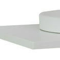 thumbnail image 2 of Bellaterra Home 430003-37L-WERD 37 in. Quartz Countertop & Single Round Left Sink, White, 2 of 4