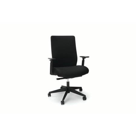 HON BASYX Biometryx Commercial-Grade Fabric Upholstered Task Chair, Office Chair, in Black (BSX156VA10T) missing pieces 