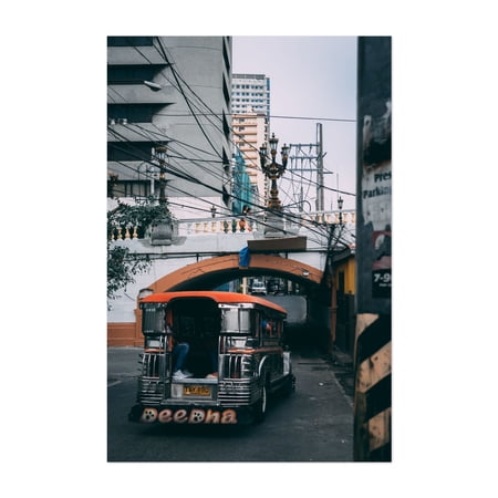 Jeepney in Binondo 01 - Manila Philippines Photography Unframed Wall Art Print 5 x 7 inches