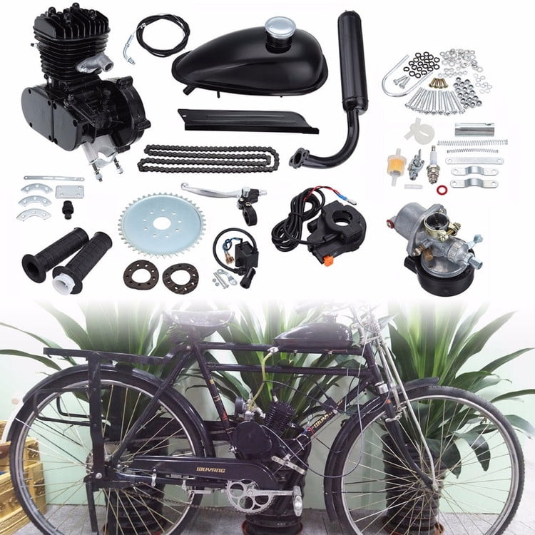 49cc 4-stroke gas motor bike rear wheel side mount parts kit