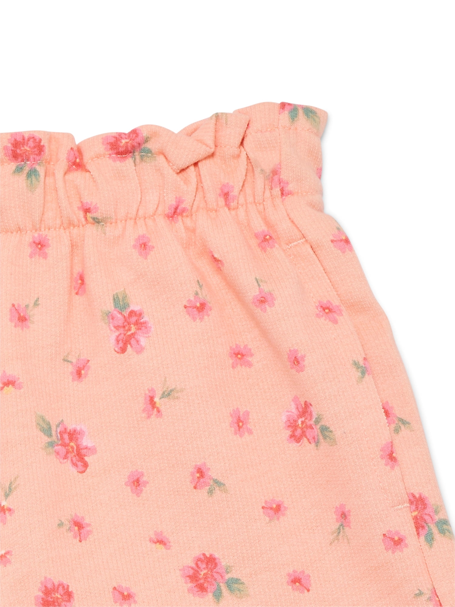 Wonder Nation Toddler Girl Solid and Printed Knit Shorts, Sizes 18M-5T