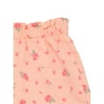thumbnail image 2 of Wonder Nation Toddler Girls Pull On Knit Shorts, Sizes 18M-5T, 2 of 3