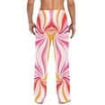 thumbnail image 4 of FORMRS Mens Pajama Pants with Pockets Sleepwear Lounge Bottoms Sizes S-2XL, Swirling Lines, 4 of 7