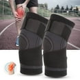 thumbnail image 4 of Knee Braces for Knee Pain- 2 Pack Knee Sleeves for Pain Relief Set, Knee Compression Sleeves with Adjustable Straps for Best Fit, for Sports, Runner, Meniscus Tear, ACL, Arthritis, Joint Pain.., 4 of 9