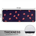 thumbnail image 5 of Kitchen Rugs Sets Of 2,Red Strawberry Plants Dark Pattern Anti Fatigue Kitchen Mat Rugs Non Slip Washable,Decorative Kitchen Floor Mats for Kitchen,Sink,Laundry,17"x47"+17"x47", 5 of 5