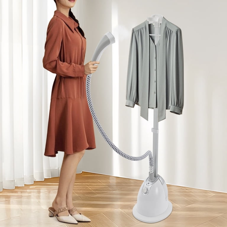 steamer for silk dress STEAVOX Vacuum Clothes Handheld Clothes Steamer with 2800Pa Suction & 25s Heat-Up No-Drip Garment Steamers Suction Steam Iron Alternative Compact Steam Travel Iron with Base sanitize any Steamfast SF-520 Full Size Fabric