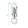 thumbnail image 3 of HLONK Electronic Rechargeable Lighter， Electric Lighter， Transparent Double Lighter LED Power Display Type-C Rechargeable Lighter Outdoor Windproof Blue, 3 of 6