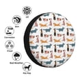 thumbnail image 4 of Logiee Dogs Pug Print Spare Tire Cover, Universal Wheel Protectors,Waterproof Dust-Proof UV Sun Wheel Tire Cover,Fit for SUV, RV, Travel Trailer, Truck-14 inch, 4 of 6