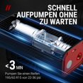 thumbnail image 2 of Electric Air Pump For Tyres, Portable Battery Air Pump For Multi-purpose Car, Compact Battery Compressor, 150 Psi Air Pump For Car Tyres, Bicycle Tyre, 2 of 4