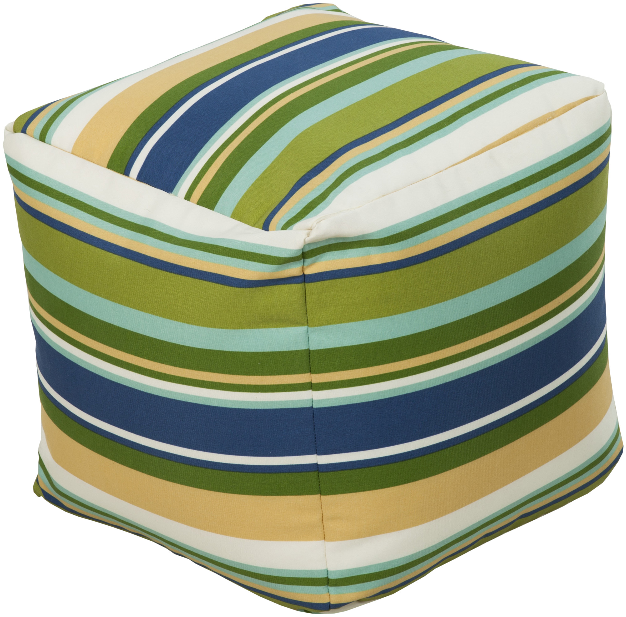 Surya POUF147 Lime Outdoor Pouf From The Surya Poufs Collection