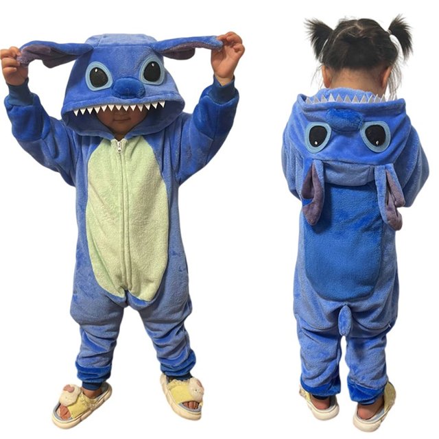 Pyjamas Halloween Enfants une Pièce Cosplay Dessin Animé Adolescents Combinaisons de Fête