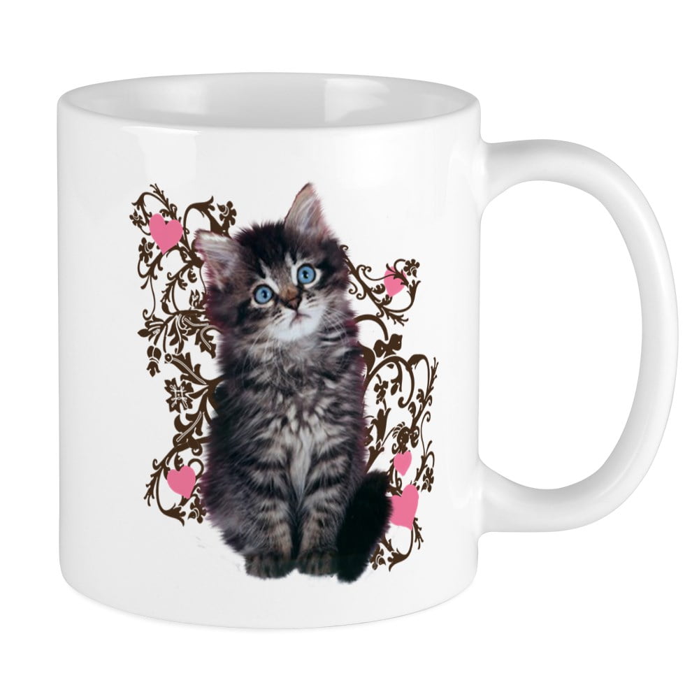 Cafepress - Cute Kitten Kitty Cat Lover Mug - Unique Coffee Mug, Coffee 