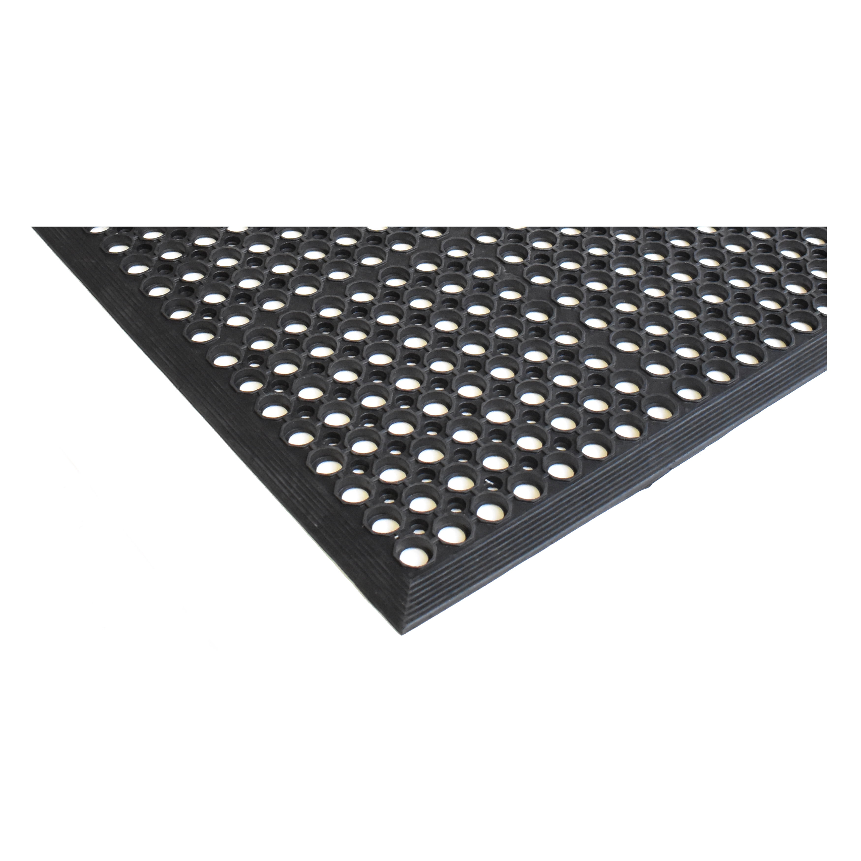 Calloway True Step Open Circle Rubber Outdoor Doormat 3' x 5'