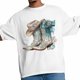 thumbnail image 5 of Camisetas casuales de manga corta con botas de vaquero para hombre, camisetas gráficas, 5 of 8