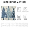 thumbnail image 5 of GOSMITH  Winter Snowman Joy Snowflake Christmas Throw Pillow Covers, Tree Winter Holiday Buffalo Plaid Cushion Case Decoration for Sofa Couch, 5 of 5