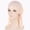 Beige, variant on Women Trendy Stretch Hide Hair Arc Design Plaits Beanie Hat Head Hair Wrap Cap