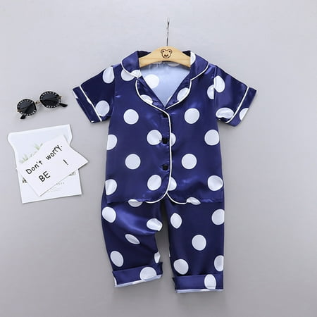 

Fall Baby Girl Clothes Kids Pajamas Navy Home Clothes Cartoon Bathrobe Plush Deals Of the Week Grocery 120
