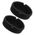 thumbnail image 5 of FELTECHELECTR Silicone Wine Bottle Holder Coasters with Anti Slip Base for Home Use Black 2 Pcs, 5 of 8