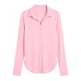 thumbnail image 6 of Women's Solid Color Casual Long Sleeve Collared Sun Protection Shirt | CSEONE,Pink L, 6 of 6
