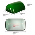 thumbnail image 5 of Abat-Jour en Verre Vert Rétro Compatible avec la Plupart des Lampes de Bureau, 5 of 5