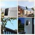 thumbnail image 4 of Riwcyla Solar Panel for Camera IP6 Waterproof 360 Degrees Adjustable Continuous Power with 10W 5V Charging Solar Panels with DC5521 Port / 9.8 Ft Charging Cable Fit for Doorbell Monitoring Camera, 4 of 6