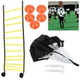 thumbnail image 1 of YLSHRF PP Material Training Agile Set, Training Rope Bright Color Drag Parachute Set, For Men Football/Basketball Pace Training Football Training Equipment Accessory, 1 of 8