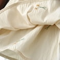 thumbnail image 4 of Toddler Baby Girls Summer Short Puff Sleeve Cotton Floral Embroidery Dresses, 4 of 6
