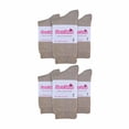 thumbnail image 2 of Chaussettes pour Femmes en Coton Uni Riche / 12 Paires / Sock Snob / Chaussettes Fines Colorées Mi-Mollet, 2 of 2